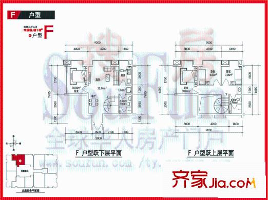 奧林花園奧林禮頓戶型圖太原 奧林禮頓(售完) 戶型圖 4室2廳2衛(wèi)