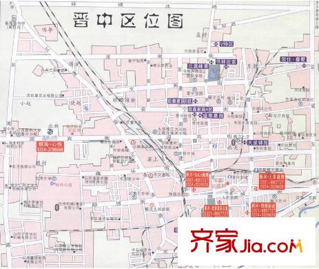 領(lǐng)仕疊墅交通圖晉中樓市圖