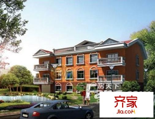 領(lǐng)仕疊墅外景圖太原  