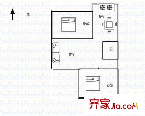 太原 客車廠宿舍 戶型圖