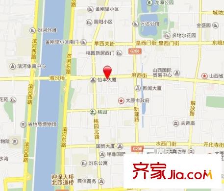 晉劇團(tuán)宿舍交通圖太原  