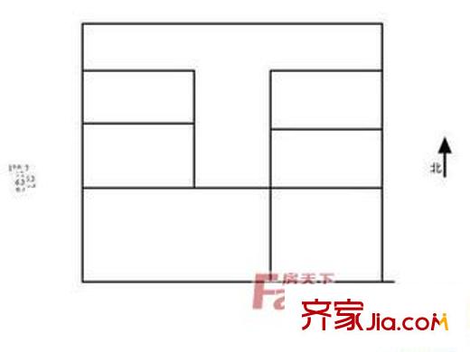 太原 晉劇團宿舍 戶型圖