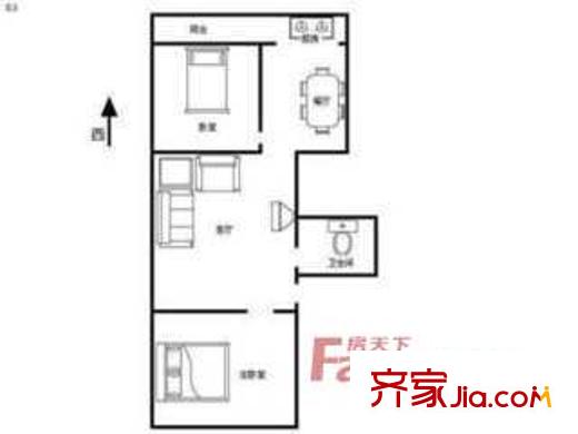 太原 晉劇團宿舍 戶型圖