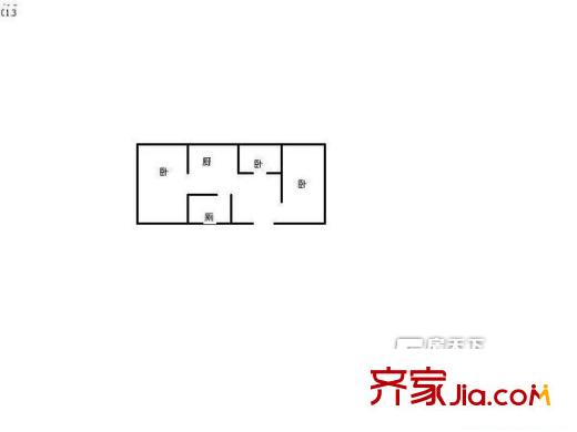 太原 晉劇團(tuán)宿舍 戶型圖