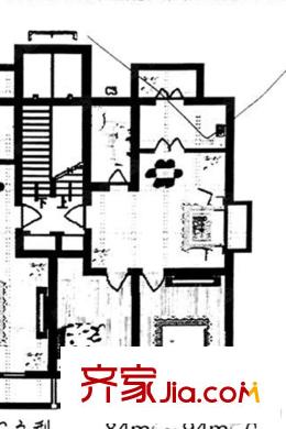 紫盈花園高層標(biāo)準(zhǔn)層C戶型 2室2廳1衛(wèi)1廚