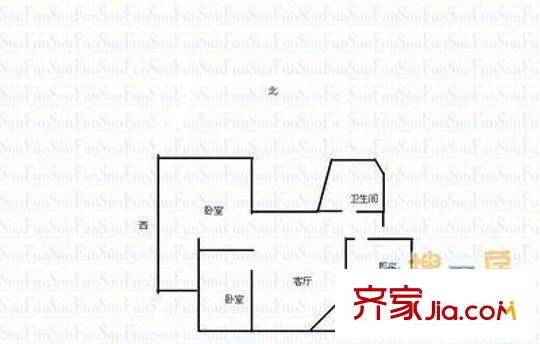 太原 工療宿舍 戶型圖