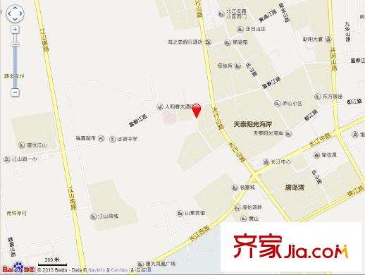 春江花苑交通圖