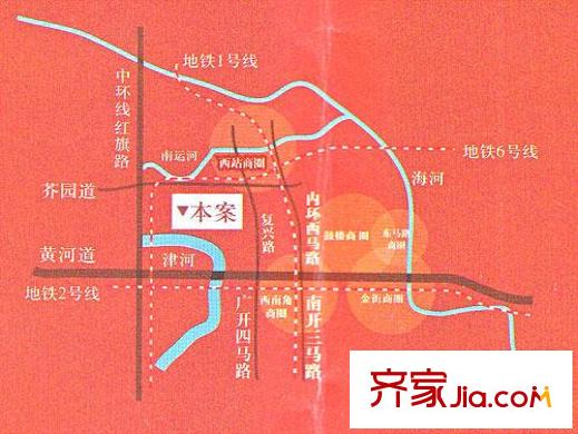 華城領(lǐng)秀區(qū)位圖