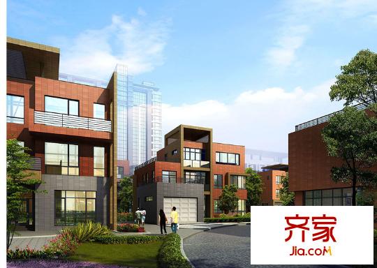 游龍逸海庭院一期別墅全景圖