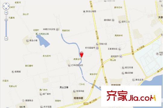 康大長江路昆侖山路地塊交通圖