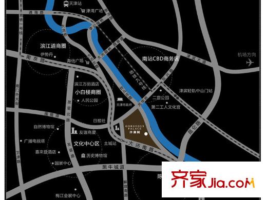 津瀾闕交通圖