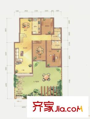 紅狀元9-12#B11戶型 6室4廳4衛(wèi)1廚