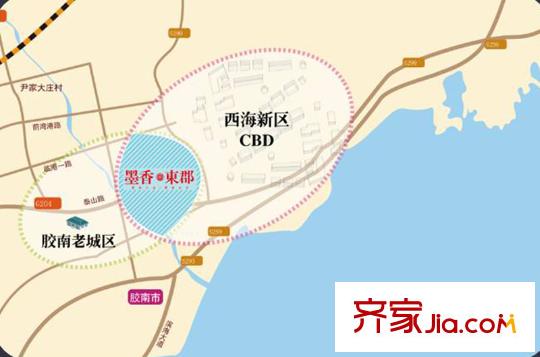 墨香東郡區(qū)位圖