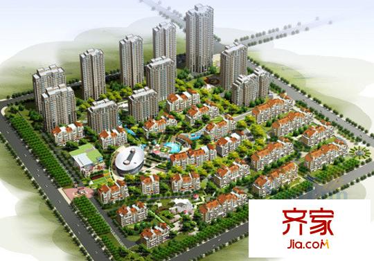 歐美世紀(jì)花園鳥瞰圖
