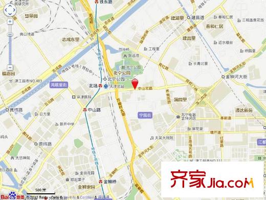 中山八號中山8克拉交通圖