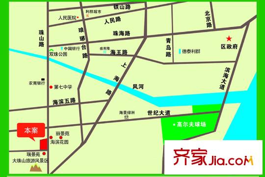 歐韻綠洲交通圖