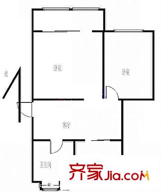 登隆巷小區(qū)戶型圖戶型圖 2室 2室1廳1衛(wèi)1廚