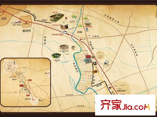 保利香頌湖區(qū)位圖