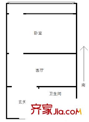 建工學(xué)院宿舍戶型圖戶型圖 1室 1室1廳1衛(wèi)1廚