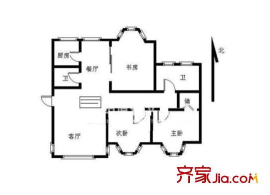 長陽花園戶型圖戶型圖 3室 3室