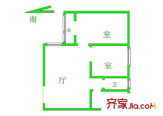 云燕園戶型圖戶型圖2室 2室2廳1衛(wèi)1廚