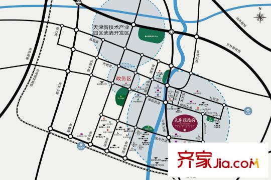 天房雍陽府區(qū)位圖