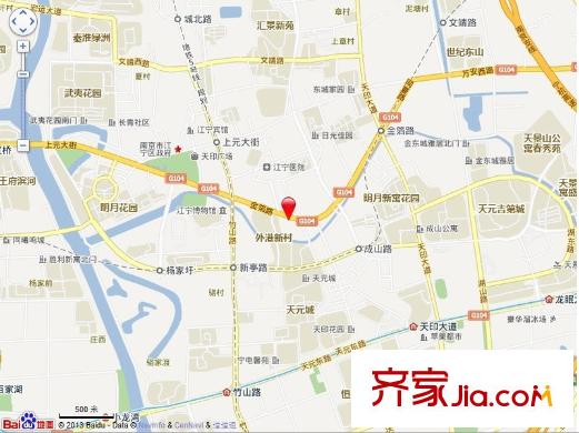 竹山路電子一條街交通圖