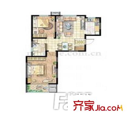 甌江華府戶型圖戶型圖 1室 