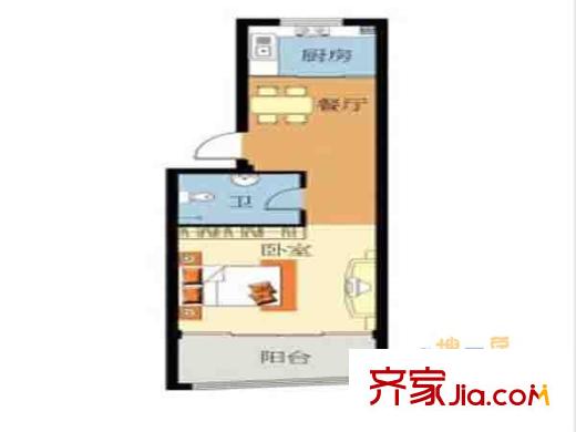 美林苑戶型圖戶型圖 1室 1室1廳1衛(wèi)1廚