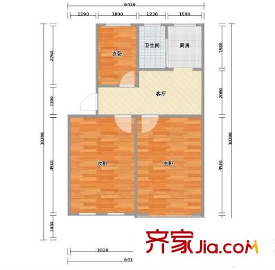 三茅巷小區(qū)戶型圖 戶型圖 3室 3室1廳1衛(wèi)