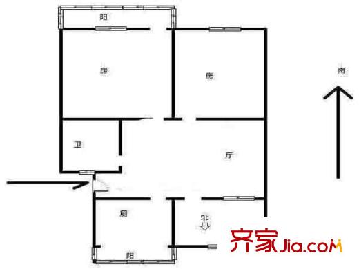 百家湖維也納城戶型圖戶型圖 3室 3室1廳1衛(wèi)1廚