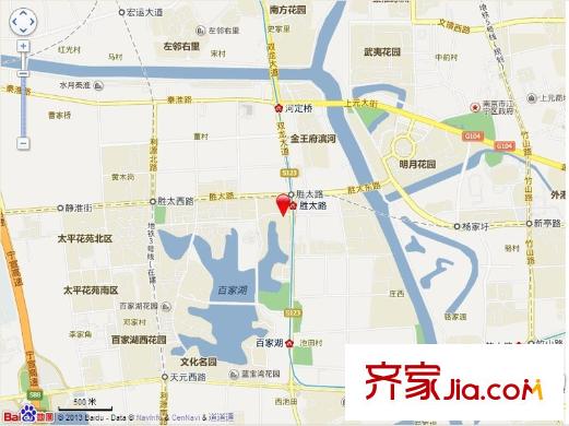 湖畔水竹苑交通圖