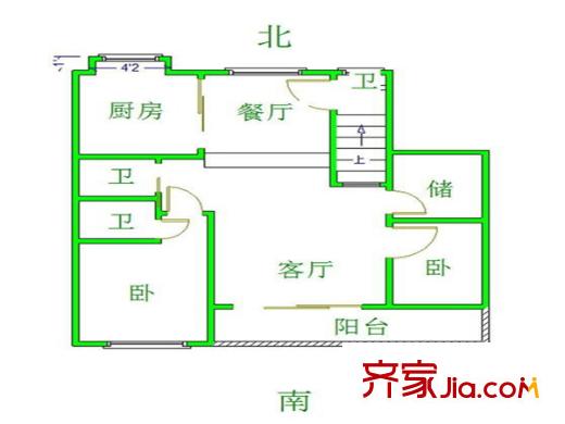 湖畔水竹苑戶(hù)型圖戶(hù)型圖 2室 2室2廳2衛(wèi)1廚