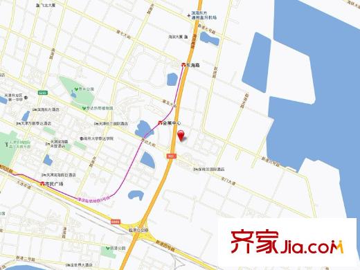 合生君景灣交通圖