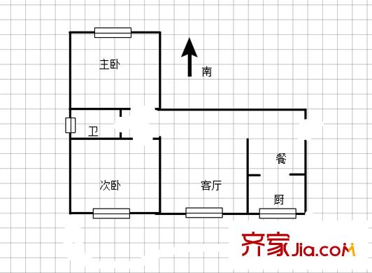 中浩學(xué)府風(fēng)景戶型圖戶型圖2室 2室2廳1衛(wèi)1廚