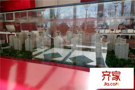 象博豪庭售樓處沙盤實景（2015-03）