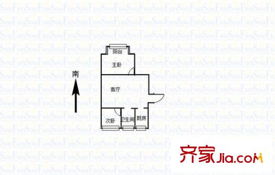 鐵匠營小區(qū)戶型圖戶型圖 2室 2室1廳1衛(wèi)1廚