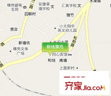 新地雅苑交通圖