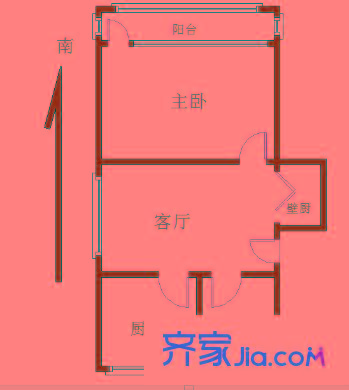 申家巷小區(qū)戶型圖戶型圖 1室 1室1廳1衛(wèi)1廚