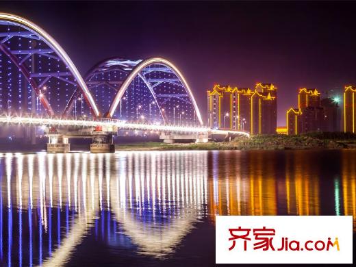 世茂生態(tài)城周邊臨近的彩虹大橋