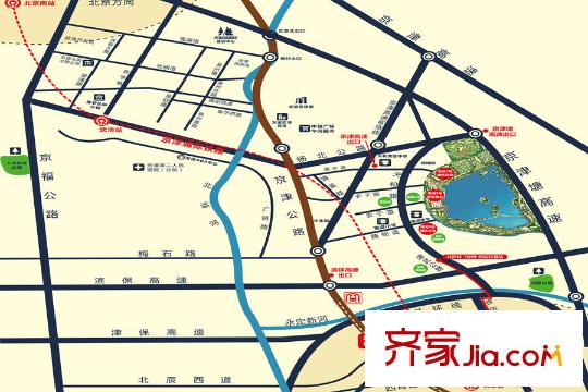南湖9號(hào)區(qū)位圖