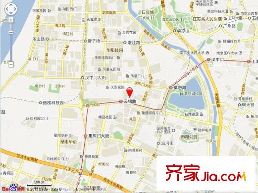 茶花里小區(qū)交通圖