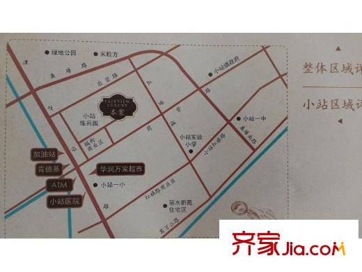 錦尚豪庭交通圖