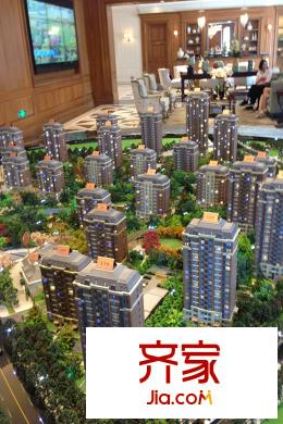 萬科新梅江柏翠園沙盤圖（2015-05）