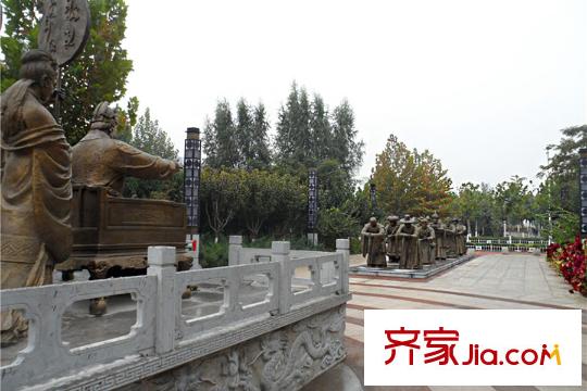 東方文化廣場周邊臨近的生態(tài)谷公園