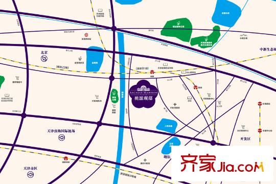 桃源觀邸交通圖