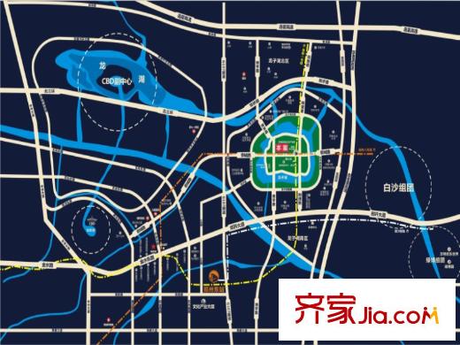 匯藝悅公館區(qū)位圖