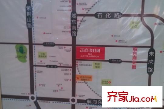 正商佳仕閣售樓部區(qū)位展示圖（2014-11-21）