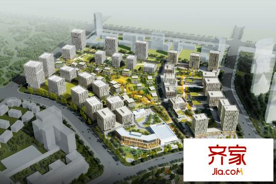招商局網(wǎng)谷企業(yè)街區(qū)鳥瞰圖
