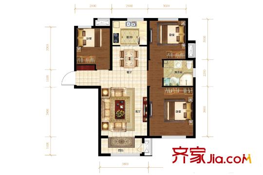 天津首创大河宸章户型图-齐家网小区库